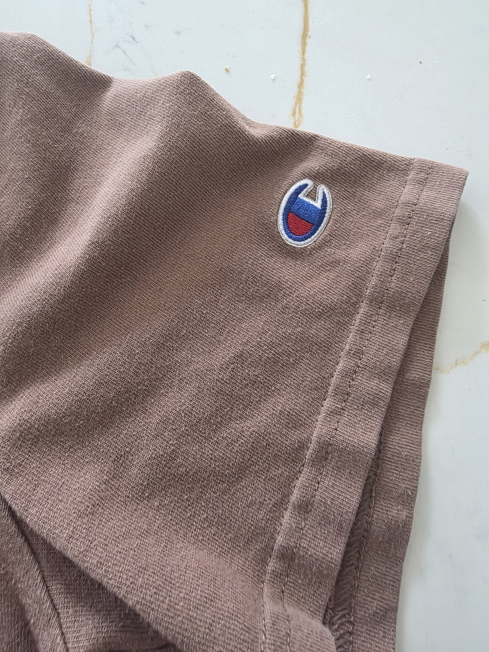 Champion Desert Tee Small Pre Owned VG Deset Tan Color - Picture 3 of 6